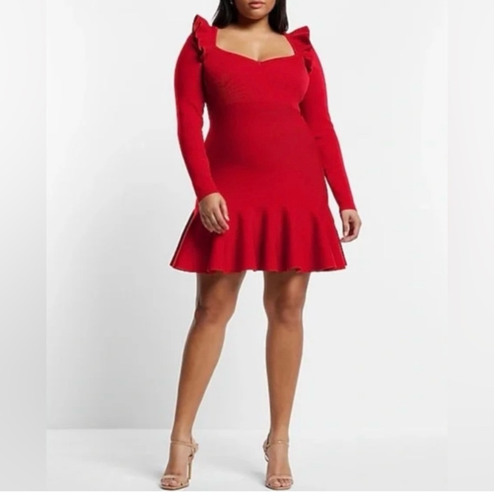 Express Red mini dress by express. 💌❤️